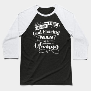 Proverbs 31 Woman Baseball T-Shirt